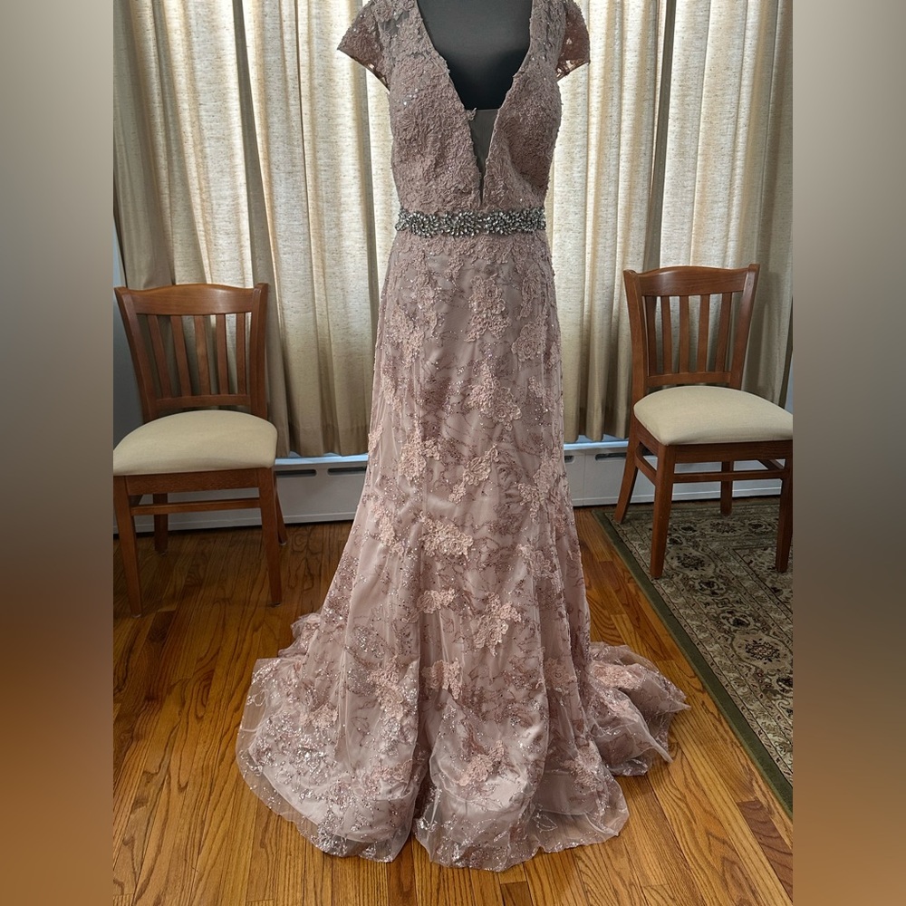 Jovani especial occasion size 18 color blush